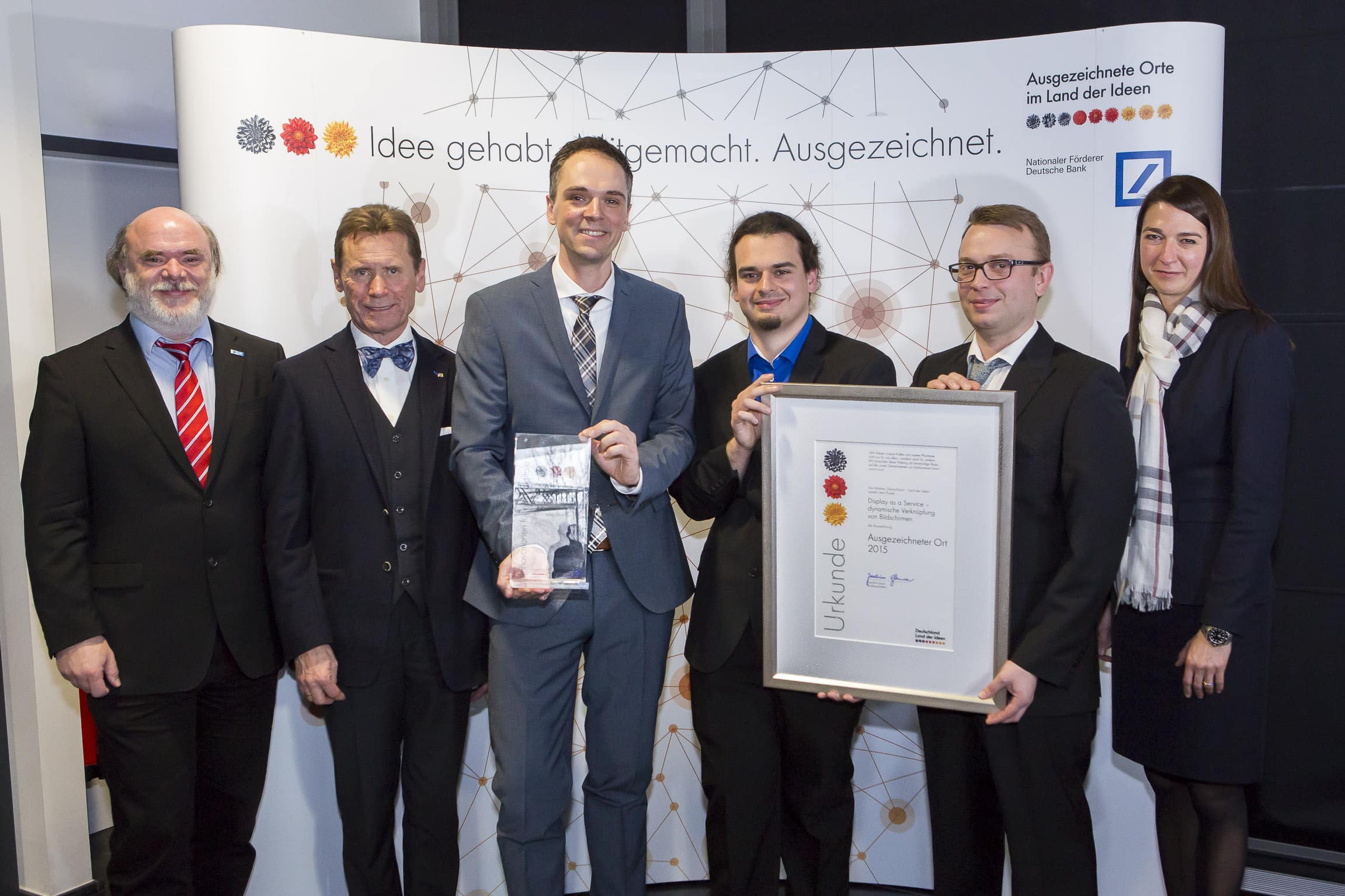 Display as a Service ist „Ausgezeichneter Ort im Land der Ideen“